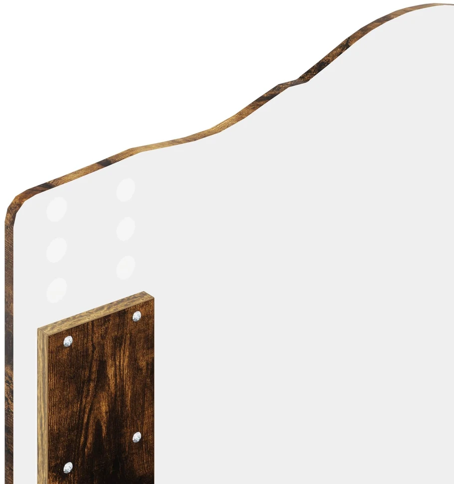 Lova Lovos rėmas Rūkyta ąžuolas 100 x 200 cm Kietos pušies mediena