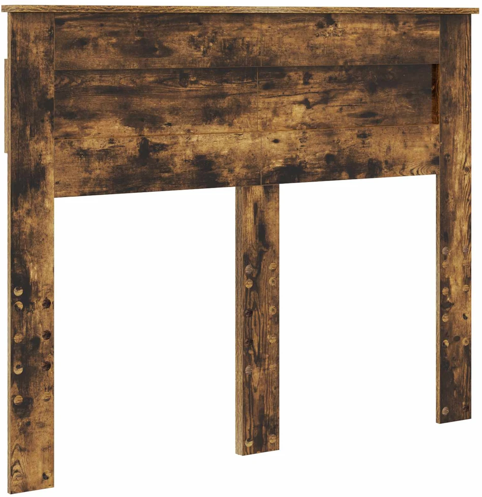 Lova Lovos rėmas Rūkyta ąžuolas 135 x 190 cm Kietos pušies mediena