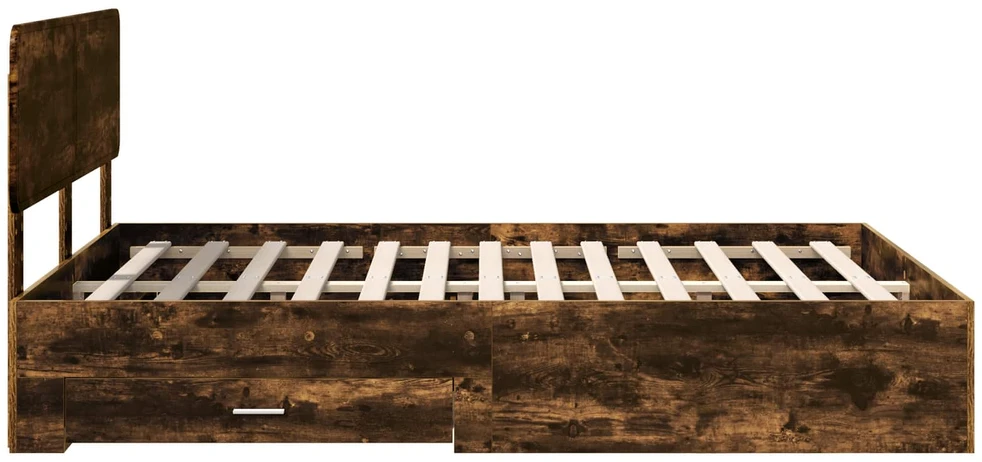 Lovos rėmas Rūkyta ąžuolas 140 x 200 cm Apdirbta mediena
