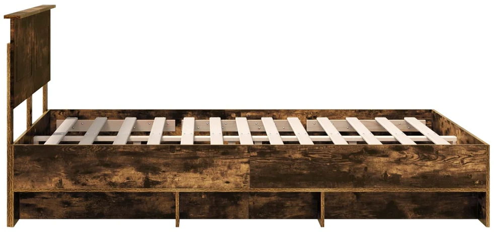 Lovos rėmas Rūkyta ąžuolas 160 x 200 cm Apdirbta mediena