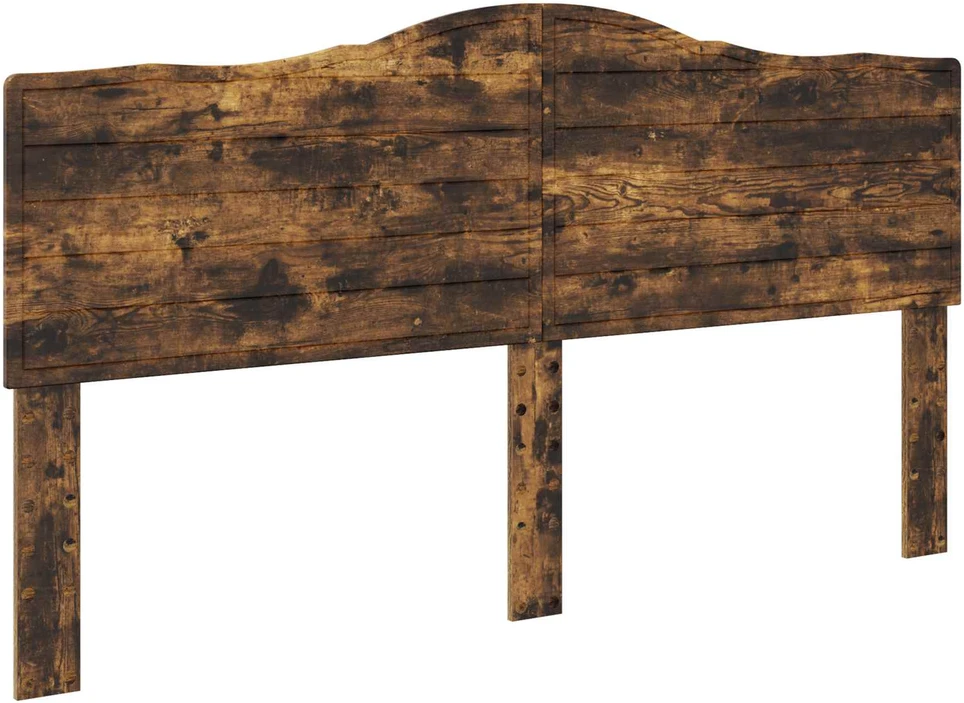 Lovos rėmas Rūkyta ąžuolas 180 x 200 cm Kietos pušies mediena