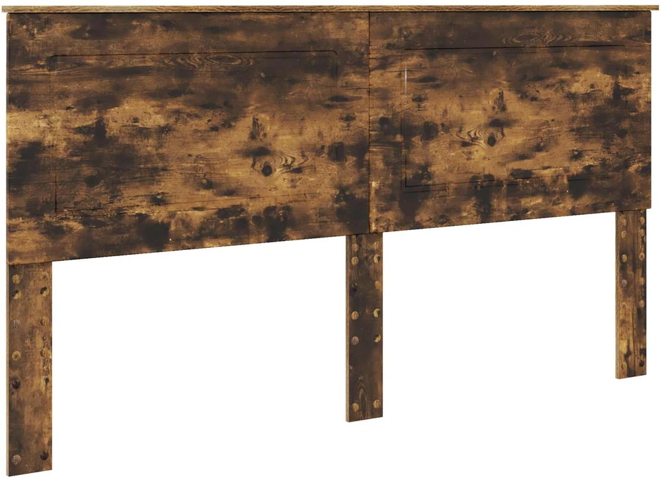 Lovos rėmas Rūkyta ąžuolas 180 x 200 cm Kietos pušies mediena