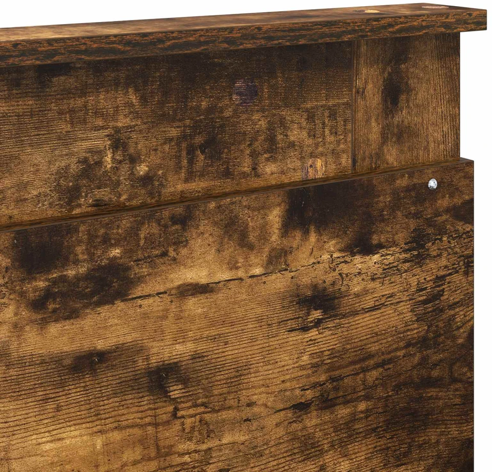 Lovos rėmas Rūkyta ąžuolas 200 x 200 cm Kietos pušies mediena