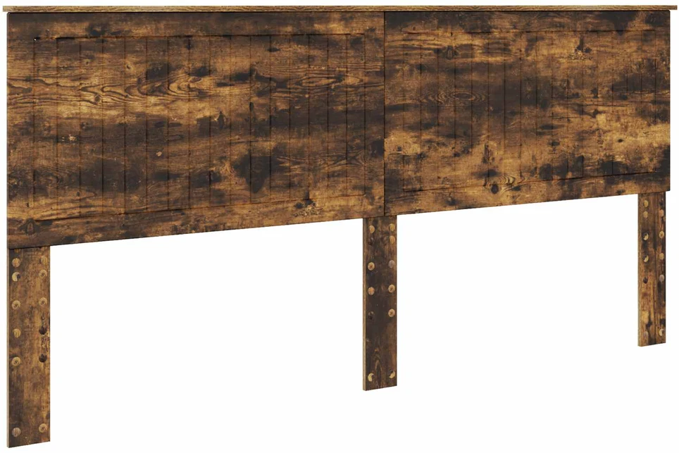Lovos rėmas Rūkyta ąžuolas 200 x 200 cm Kietos pušies mediena