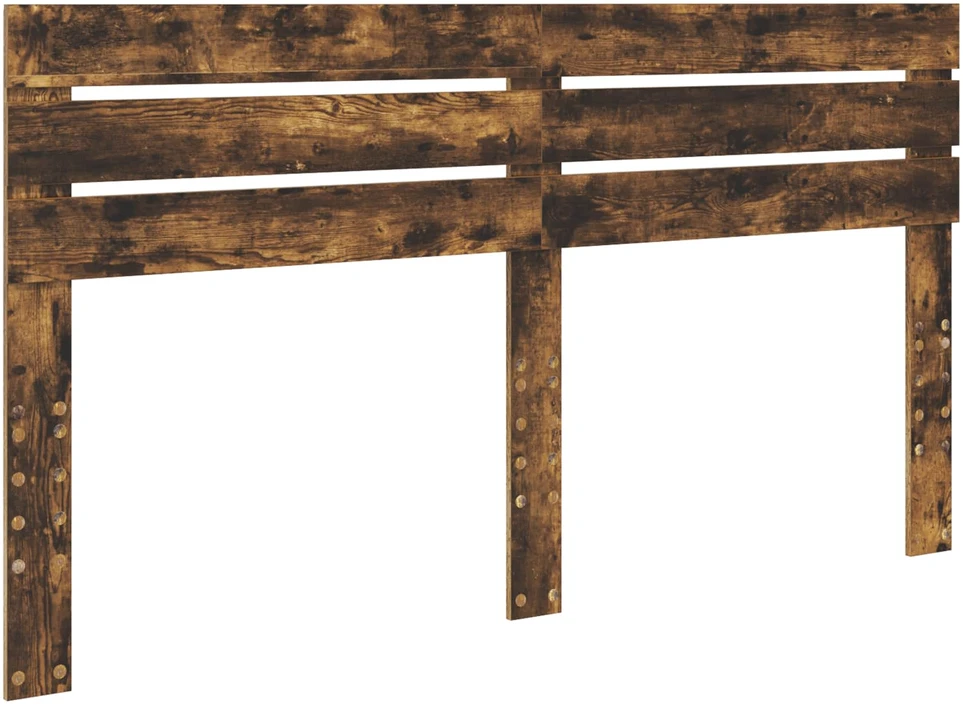 Lovos rėmas Rūkyta ąžuolas 200 x 200 cm Kietos pušies mediena