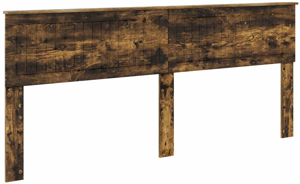 Lovos rėmas Rūkyta ąžuolas 200 x 200 cm Kietos pušies mediena