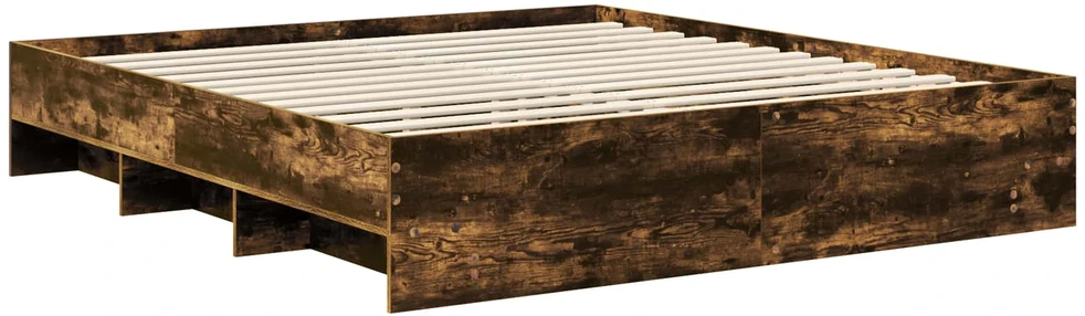Lovos rėmas Rūkyta ąžuolas 200 x 200 cm Apdirbta mediena