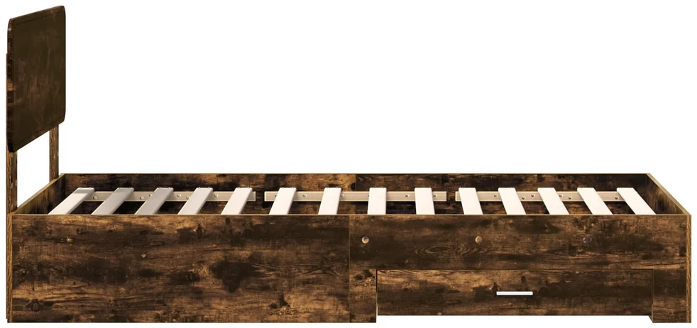 Lova Lovos rėmas Rūkyta ąžuolas 75 x 190 cm Apdirbta mediena