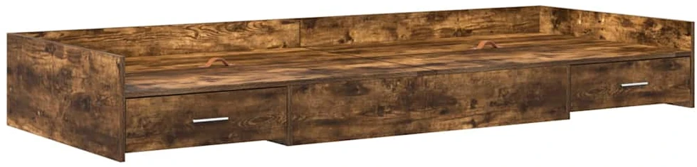 Lova Lovos rėmas Rūkyta ąžuolas 80 x 200 cm Apdirbta mediena