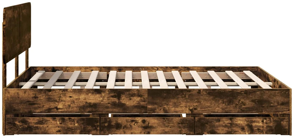 Lovos rėmas Rūkytas Ąžuolas 140 x 200 cm Dirbtinė mediena