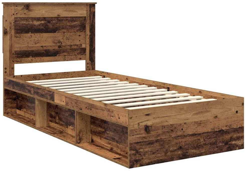 Lova Lovos rėmas Senas medis 100 x 200 cm Kietos pušies mediena