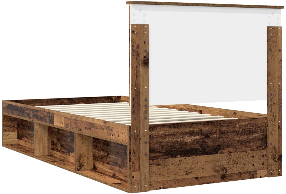 Lova Lovos rėmas Senas medis 100 x 200 cm Kietos pušies mediena