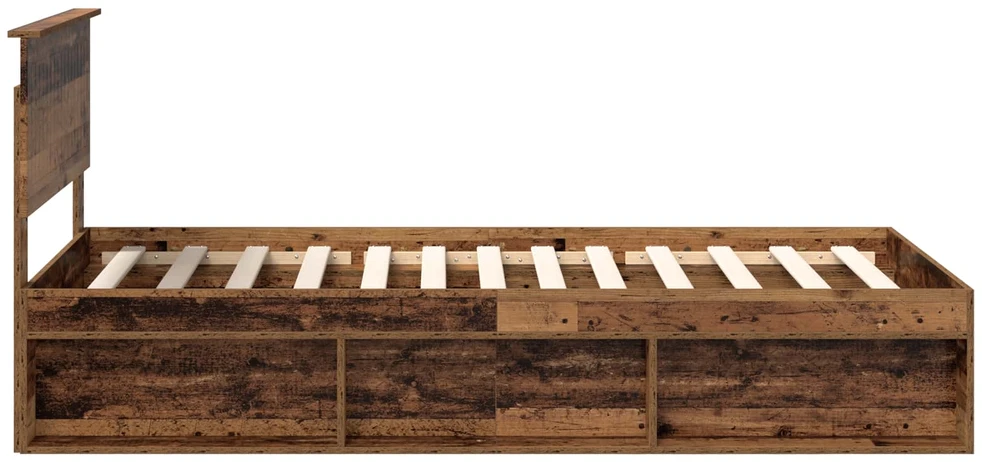 Lova Lovos rėmas Senas medis 100 x 200 cm Kietos pušies mediena