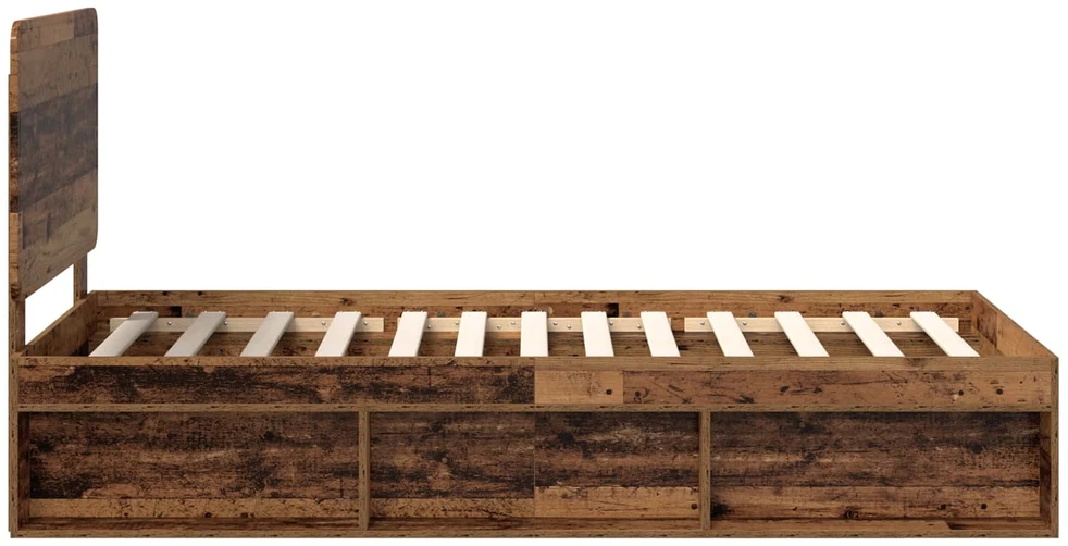 Lova Lovos rėmas Senas medis 100 x 200 cm Kietos pušies mediena