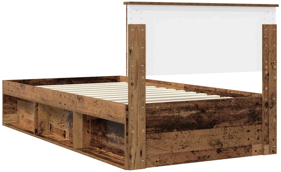 Lova Lovos rėmas Senas medis 100 x 200 cm Kietos pušies mediena