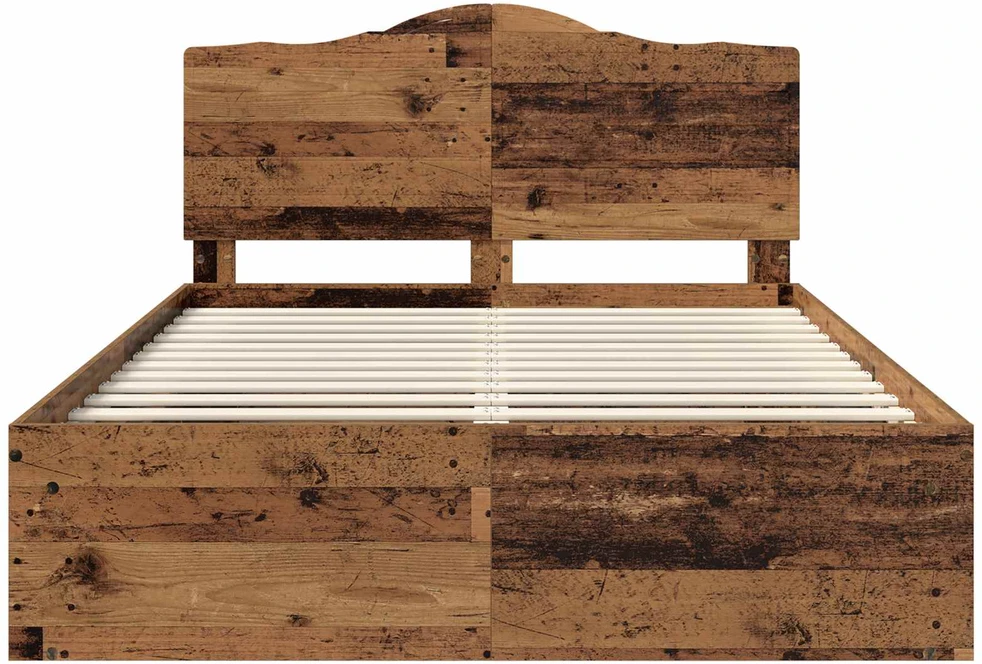 Lovos rėmas Senas medis 140 x 190 cm Kietos pušies mediena