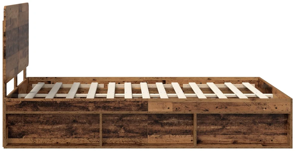 Lovos rėmas Senas medis 150 x 200 cm Kietos pušies mediena