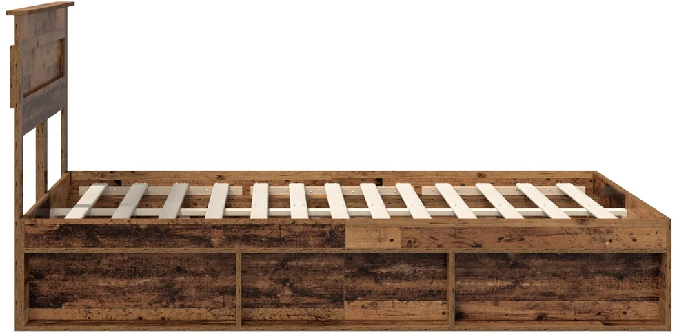Lovos rėmas Senas medis 150 x 200 cm Kietos pušies mediena