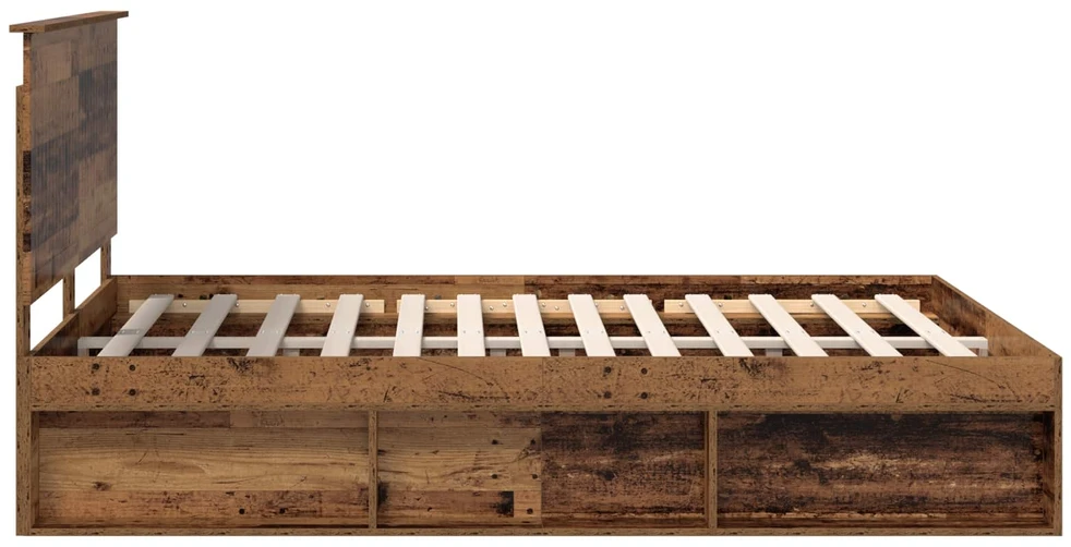 Lovos rėmas Senas medis 150 x 200 cm Kietos pušies mediena