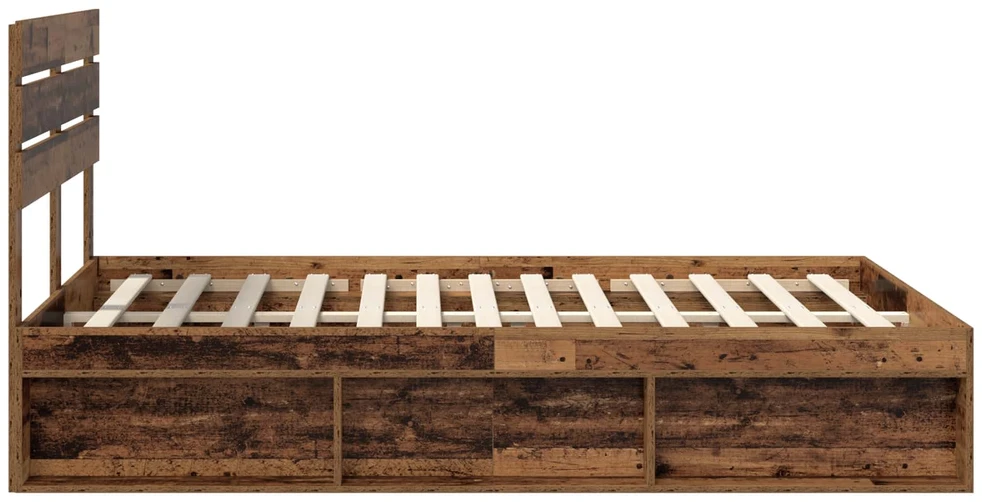 Lovos rėmas Senas medis 150 x 200 cm Kietos pušies mediena