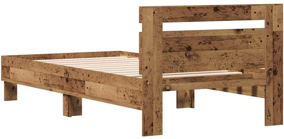 Lovos rėmas Senas medis 193 x 95 x 88 cm Apdirbta mediena