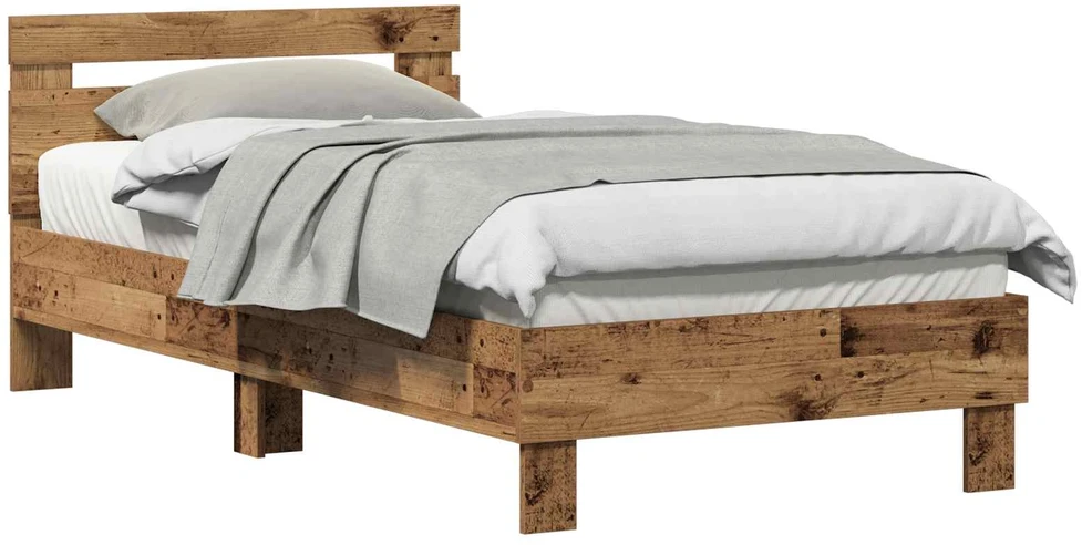 Lovos rėmas Senas medis 193 x 95 x 88 cm Apdirbta mediena