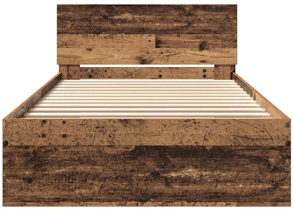 Lova Lovos rėmas Senas medis 203 x 104 x 70 cm Apdirbta mediena