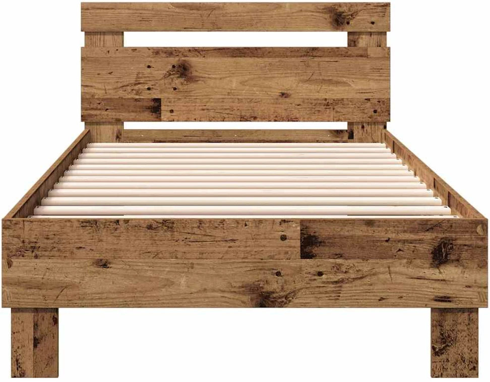 Lova Lovos rėmas Senas medis 203 x 95 x 70 cm Apdirbta mediena