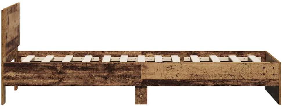 Lovos Rėmas su Galvūgaliu Sendintos medienos 90 x 200 cm