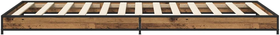 Lova Lovos rėmas Sendintos medienos 80 x 200 cm Apdirbta mediena