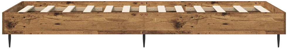 Lova Lovos rėmas Sendintos medienos 80 x 200 cm Apdirbta mediena