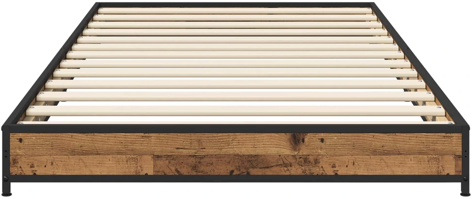 Lova Lovos rėmas Sendintos medienos 80 x 200 cm Apdirbta mediena