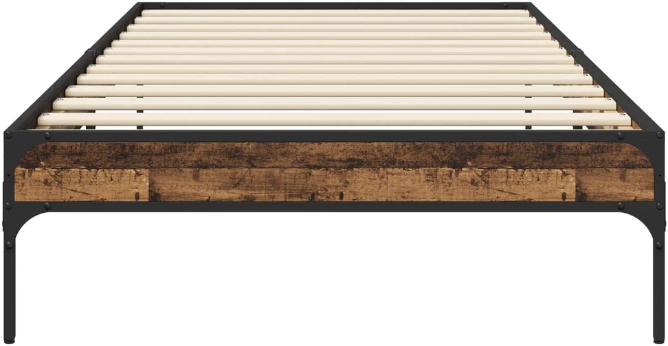 Lova Lovos rėmas Sendintos medienos 80 x 200 cm Apdirbta mediena