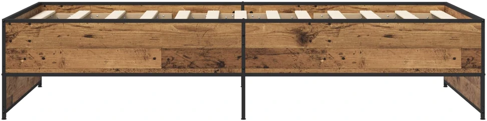 Lova Lovos rėmas Sendintos medienos 80 x 200 cm Apdirbta mediena