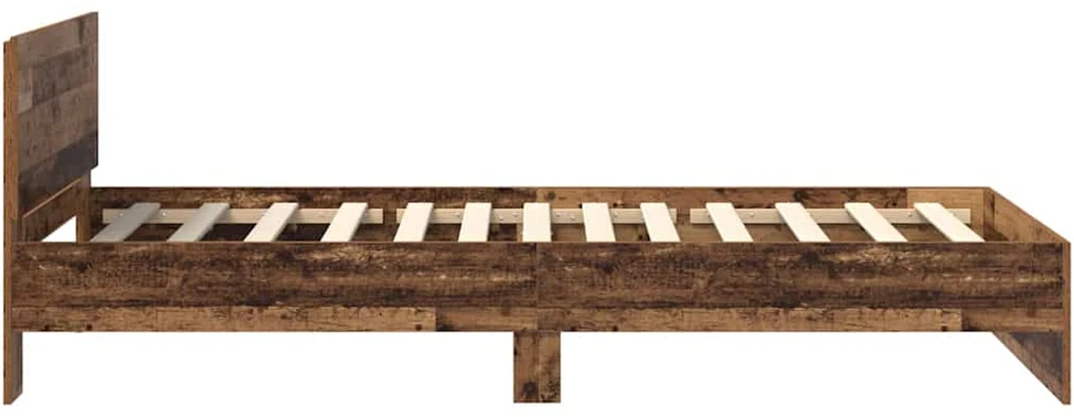 Lova Lovos rėmas Senovinis medis 100 x 200 cm Apdirbta mediena