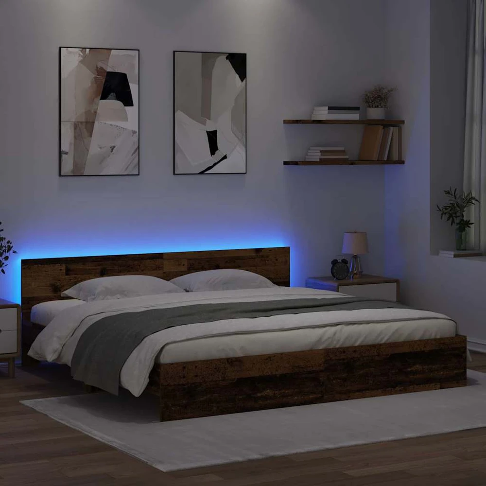 Lovos rėmas Senovinis medis 180 x 200 cm Apdirbta mediena