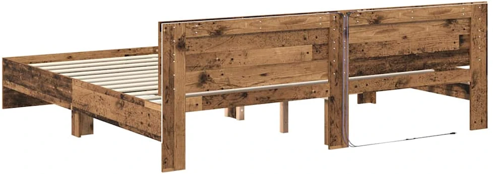 Lovos rėmas Senovinis medis 200 x 200 cm Apdirbta mediena