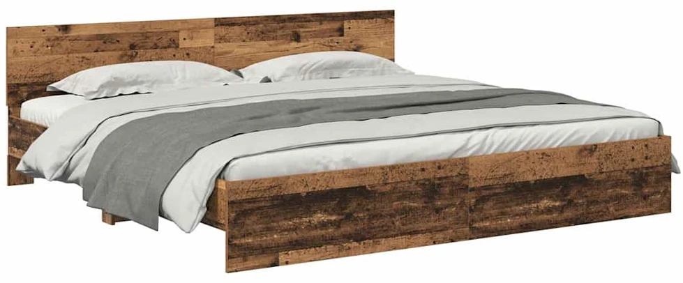 Lovos rėmas Senovinis medis 200 x 200 cm Apdirbta mediena