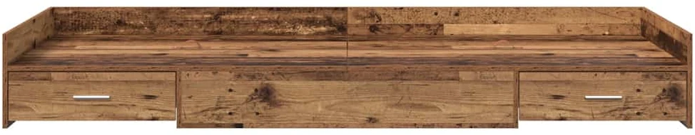 Lova Lovos rėmas Senovinis medis 100 x 200 cm Apdirbta mediena