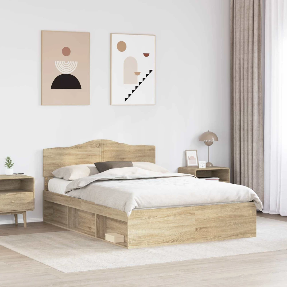 Lovos rėmas Sonoma 140 x 190 cm Kietos pušies mediena
