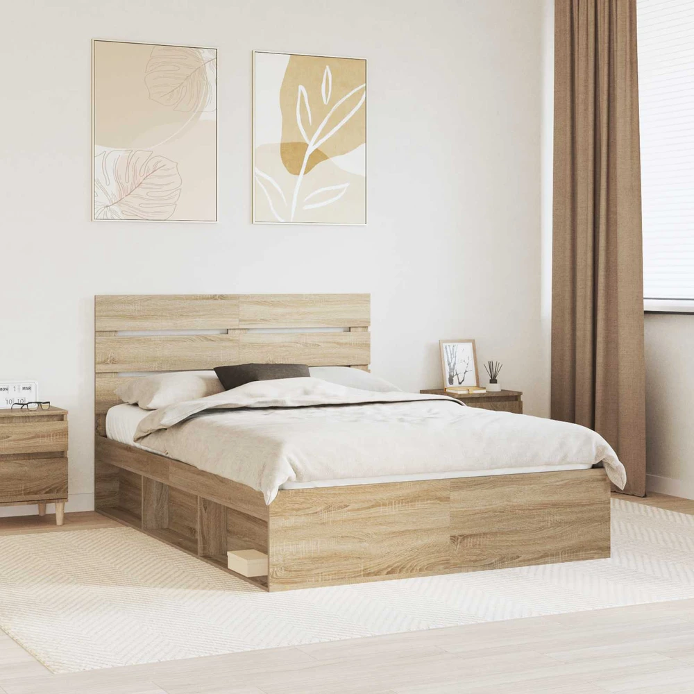 Lovos rėmas Sonoma 140 x 190 cm Kietos pušies mediena