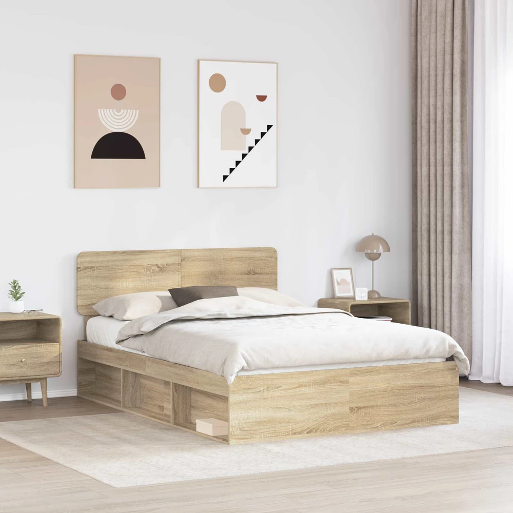Lovos rėmas Sonoma 140 x 190 cm Kietos pušies mediena