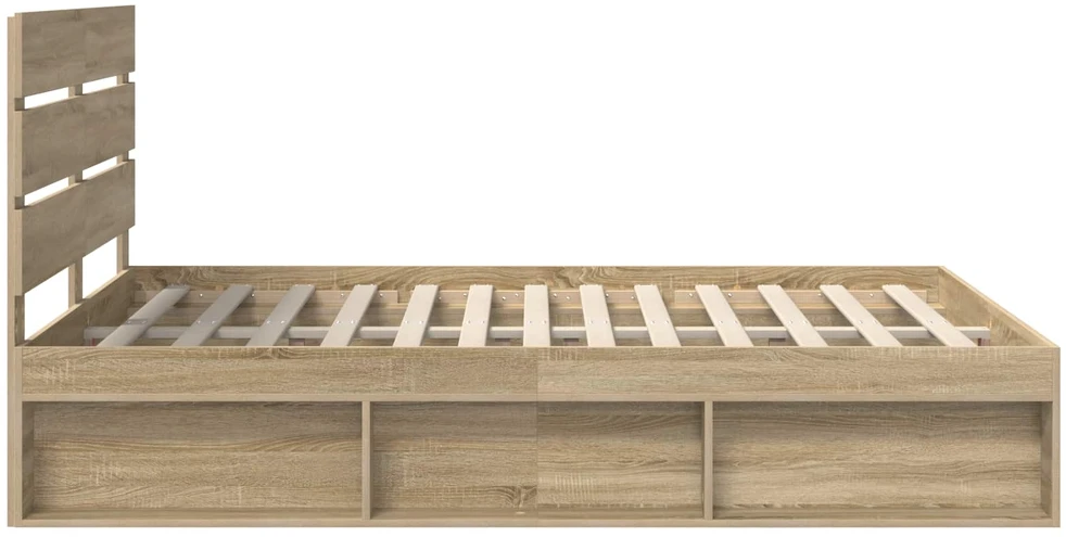 Lovos rėmas Sonoma 140 x 190 cm Kietos pušies mediena