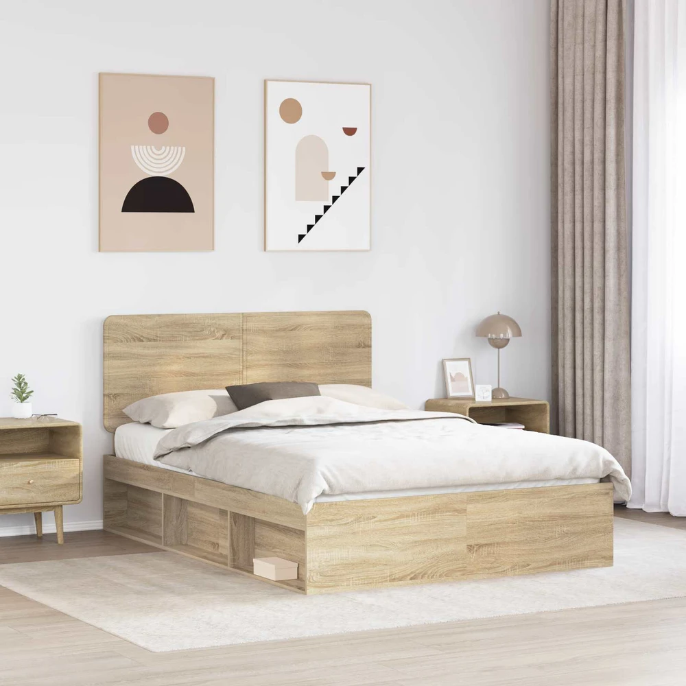 Lovos rėmas Sonoma 140 x 190 cm Kietos pušies mediena