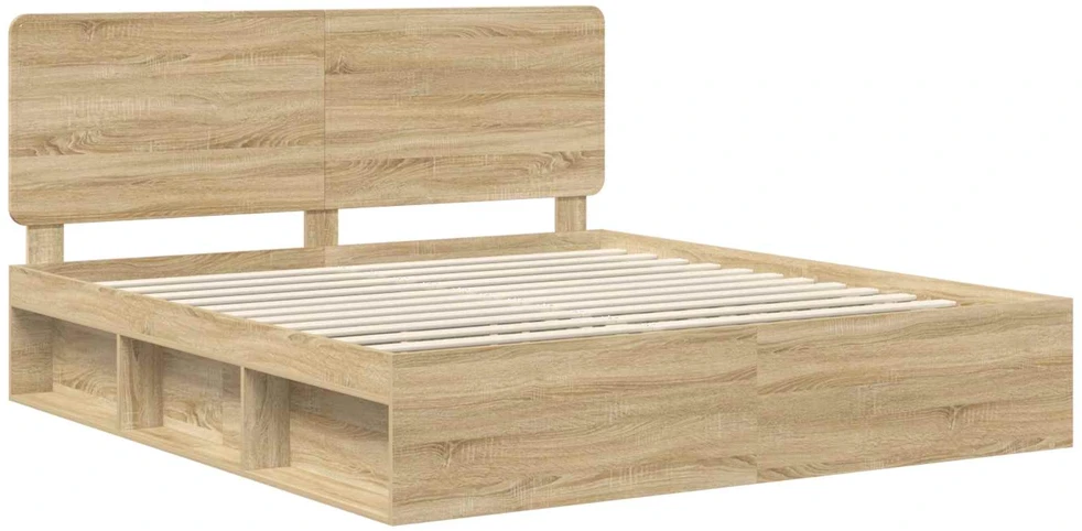 Lovos rėmas Sonoma 200 x 200 cm Kietos pušies mediena