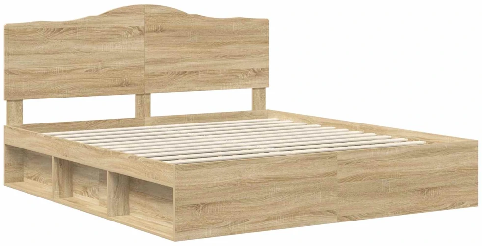 Lovos rėmas Sonoma 200 x 200 cm Kietos pušies mediena