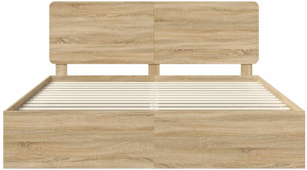 Lovos rėmas Sonoma 200 x 200 cm Kietos pušies mediena