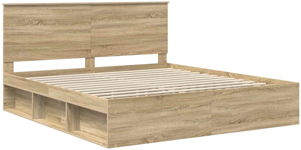 Lovos rėmas Sonoma 200 x 200 cm Kietos pušies mediena