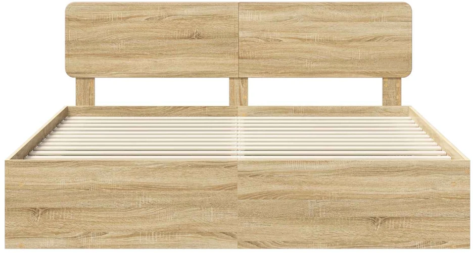 Lovos rėmas Sonoma 200 x 200 cm Kietos pušies mediena