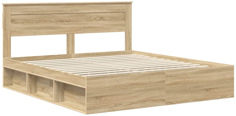 Lovos rėmas Sonoma 200 x 200 cm Kietos pušies mediena